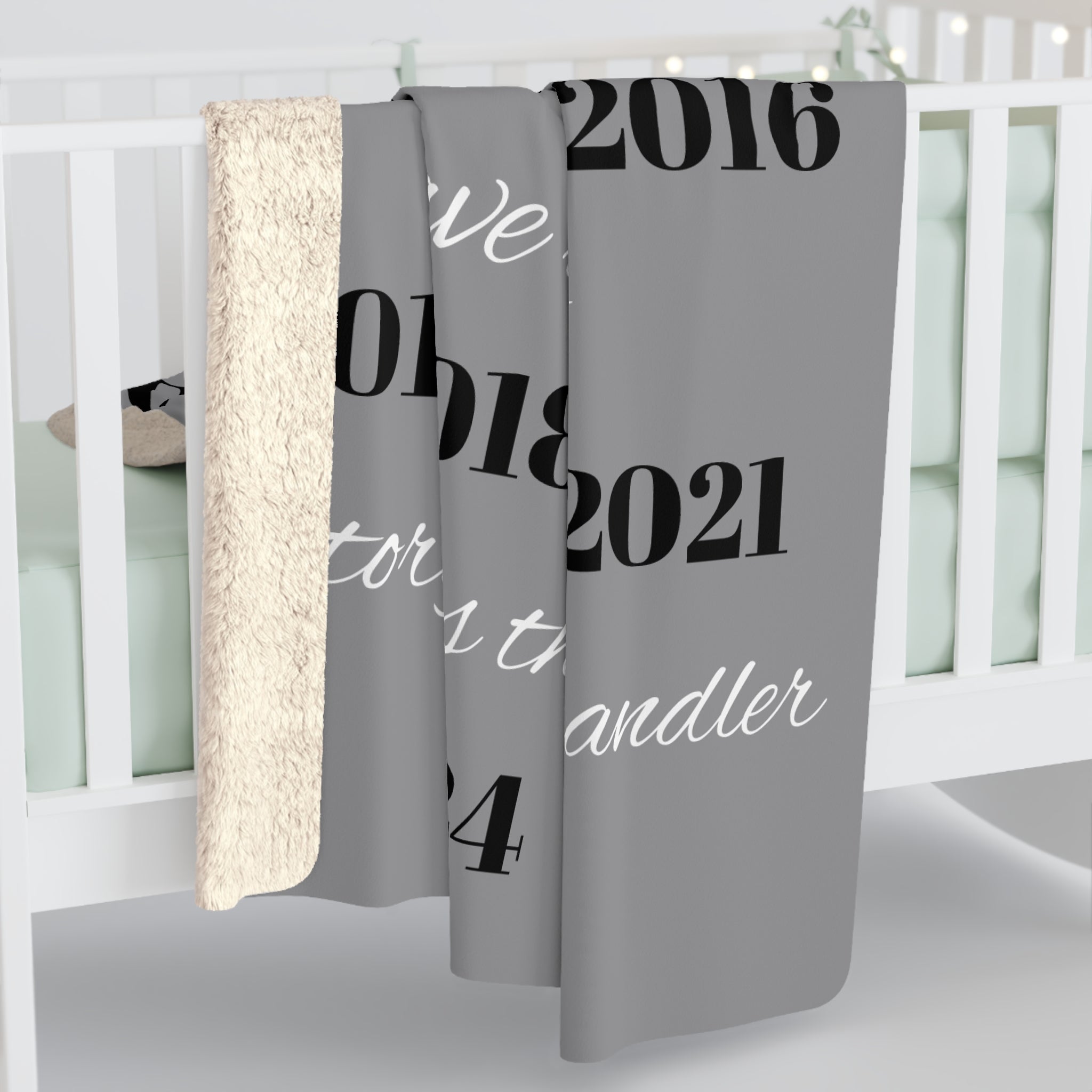 Chandler Track & Field Years Sherpa Fleece Blanket | Championship Standard, Team Milestones