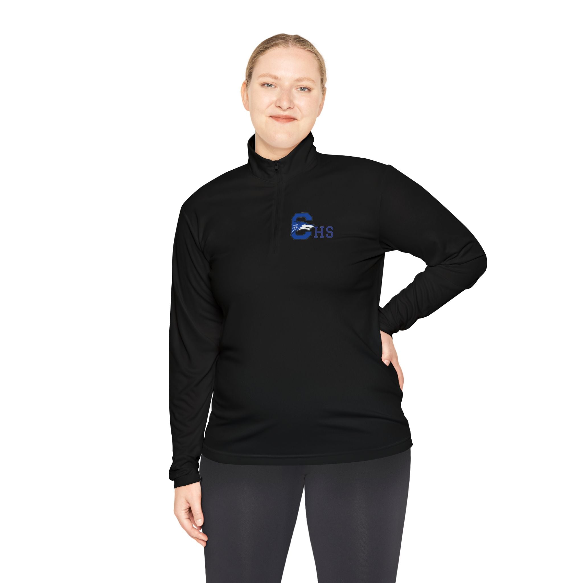 GHS Hornet Logo Quarter-Zip Pullover | School Spirit