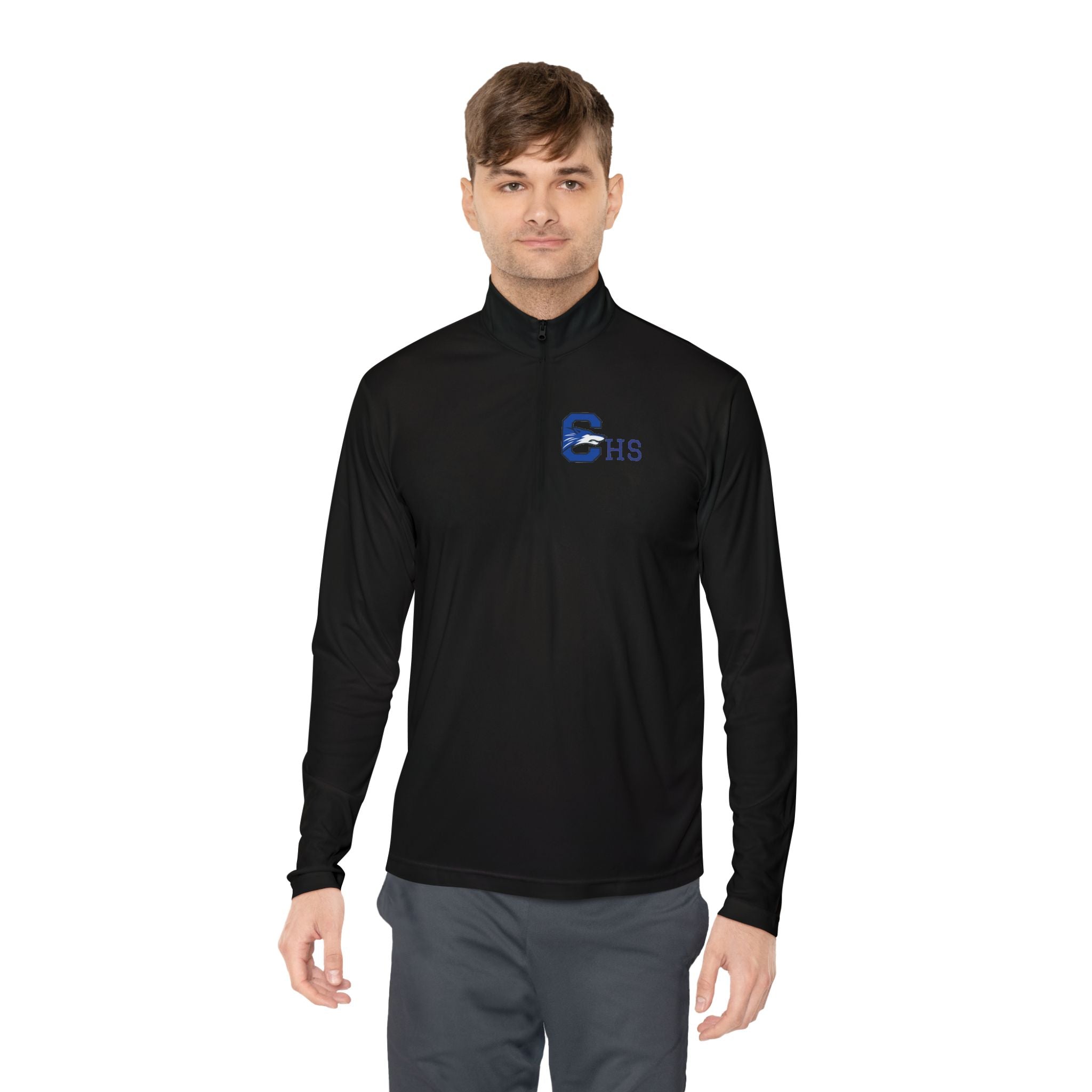 GHS Hornet Logo Quarter-Zip Pullover | School Spirit